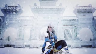 剑三纯阳COS 出镜：阴川蝴蝶猪