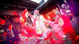 七秀一家亲 出镜：_墨瞳_，萨小邪_，奶兔小雪球，小六