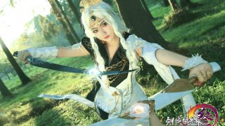 剑网三#喵姐 #窝们是劫镖银滴歪果仁~~ 出镜：蝎六
