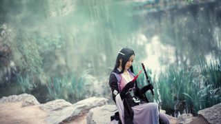 #万花#梦醒浮生风华已过 挥斥方遒运笔落寞 出镜：霜点墨