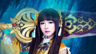 COSplay棚拍《剑侠三》神话师姐-破军叽萝 出镜：神话師姐