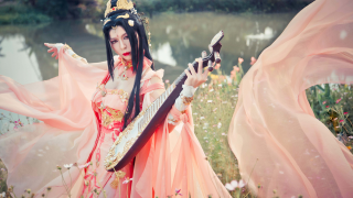 【——风姿云绕点画眉，踏伴游歌寄相思——】七秀-儒风套 出镜：宛凉，HAKU