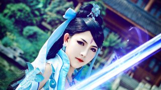 【剑三】林可人——浩气盟开阳坛坛主 出镜：纸扇子纸扇_