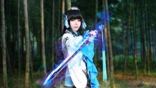 剑三cos 出镜：墨香，雨色