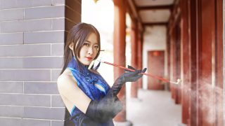 剑网三——唐门同人旗袍 出镜：炎二猫砸w