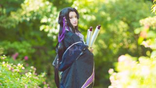 春兰秋菊夏清风,三星望月桂夜空.不求独避风雨外,只笑桃源非梦中 出镜：SHIRO_白川