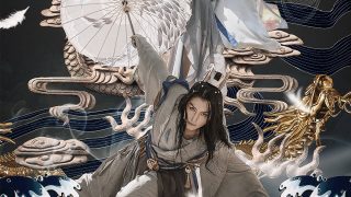 崖岸穿云卷怒涛 清风三尺削蓬蒿 古来侠客俱已矣 天下谁人共萧骚 出镜：凡人月影