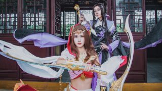 剑网三花喵双人cos正片 出镜：夏瞳&芏月