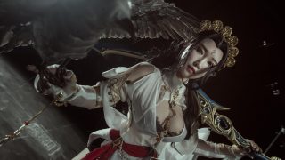 剑网三明教喵姐cos场照 出镜：善欲