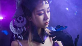 剑三五毒cos后期修图