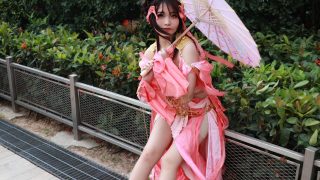 剑网三cos 预告 驰冥秀萝 场照 出镜：绵花fa