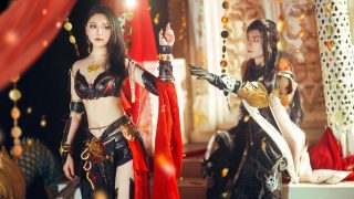 剑网三明教cos 出镜：残月孤狼