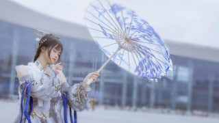 蓬莱入门伞萝COS场照 出镜：伊小梦吖~