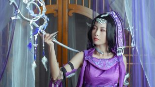 剑网三毒姐cos 出镜：月倾白sama