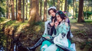 剑网三雪河琴娘&晓天刀娘COS 出镜：第一机智沐九唯x