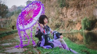 剑三驰冥花萝cos 出镜：栀子哟