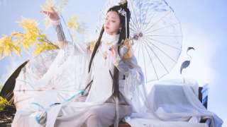 剑网三COS蓬莱伞娘 出镜：璃光Anduril