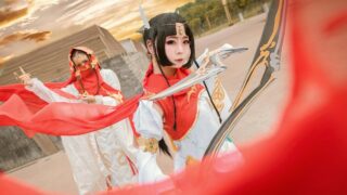 剑网三破军喵萝cos 出镜：是猫粮吖