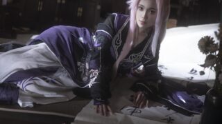 大师赛校服花姐+粉发的正片来咯 出镜：ID_EVA