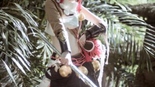 剑网三COS破虏丐萝 出镜：鲤鲤猫弟在食鸭脚螺蛳煲