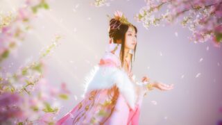 剑网3cos正片 七秀粉盒子成女 出镜：拾夏今天瘦了嘛