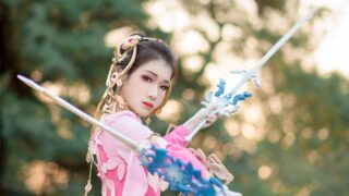 剑网三cos定国秀姐 出镜：溯风