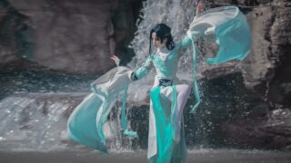 剑网三雪河琴娘cos 出镜：我的风入南