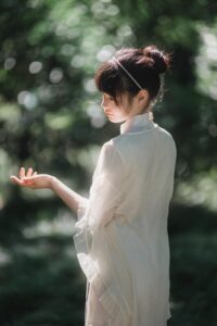 汉服 出镜：阿白不减肥