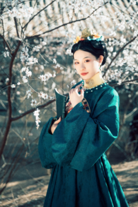 丽影缤纷迎暖日，红妆窈窕绽芳丛，劝君惜取三春色，莫负东风万点红  出镜：重明其鸟